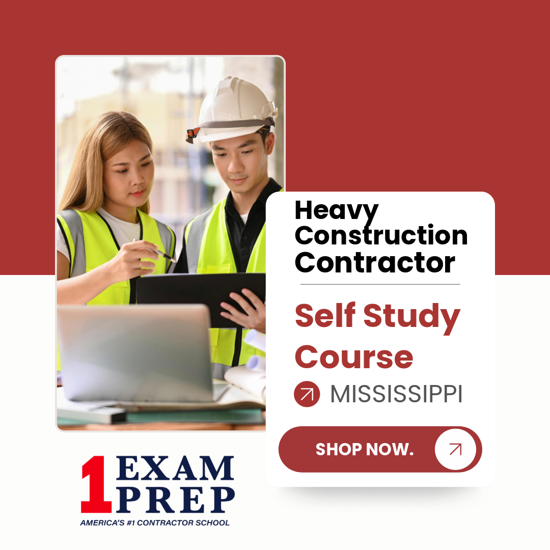Mississippi Heavy Construction Contractor Exam Self Study Course
