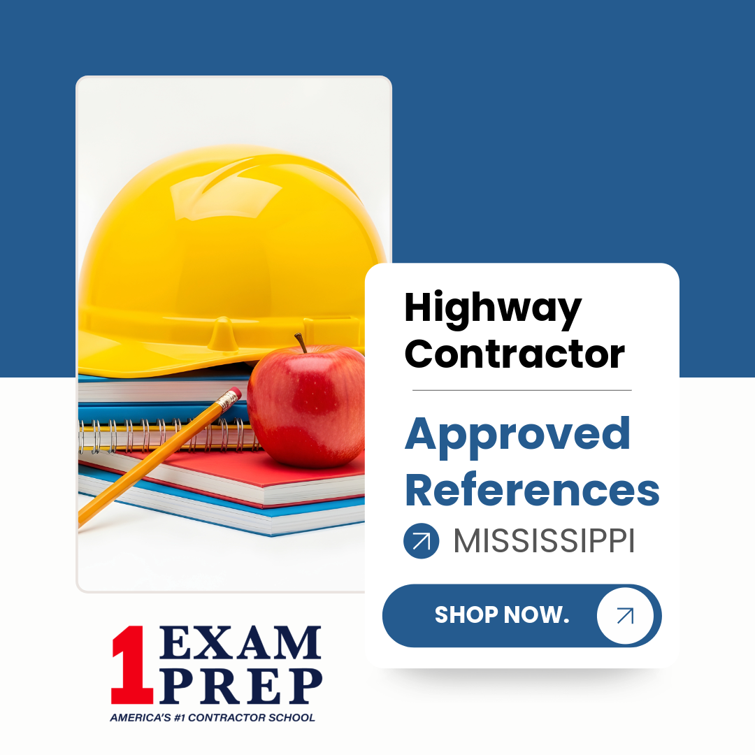 Mississippi Highway Contractor Exam Approved References