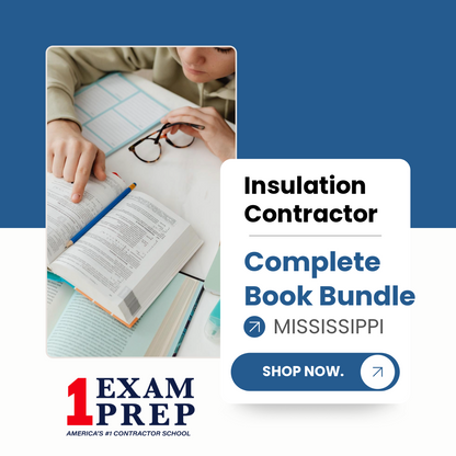 Mississippi Insulation Contractor Exam Complete Book Bundle