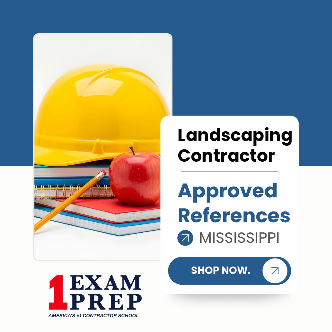 Mississippi Landscaping Contractor Exam Approved References