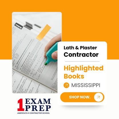 Mississippi Lath & Plaster Contractor Exam Highlighted Books