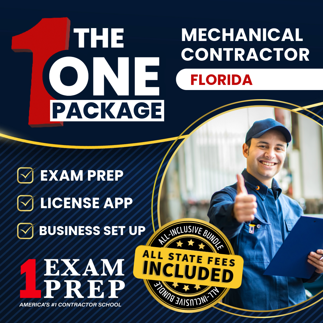 The 1 Package: All-Inclusive Florida Mechanical Contractor Exam, Licensing & Business Setup Solution