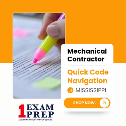 Mississippi Mechanical Contractor Exam Quick Code Navigation