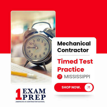Mississippi Mechanical Contractor Exam Timed Test Practice