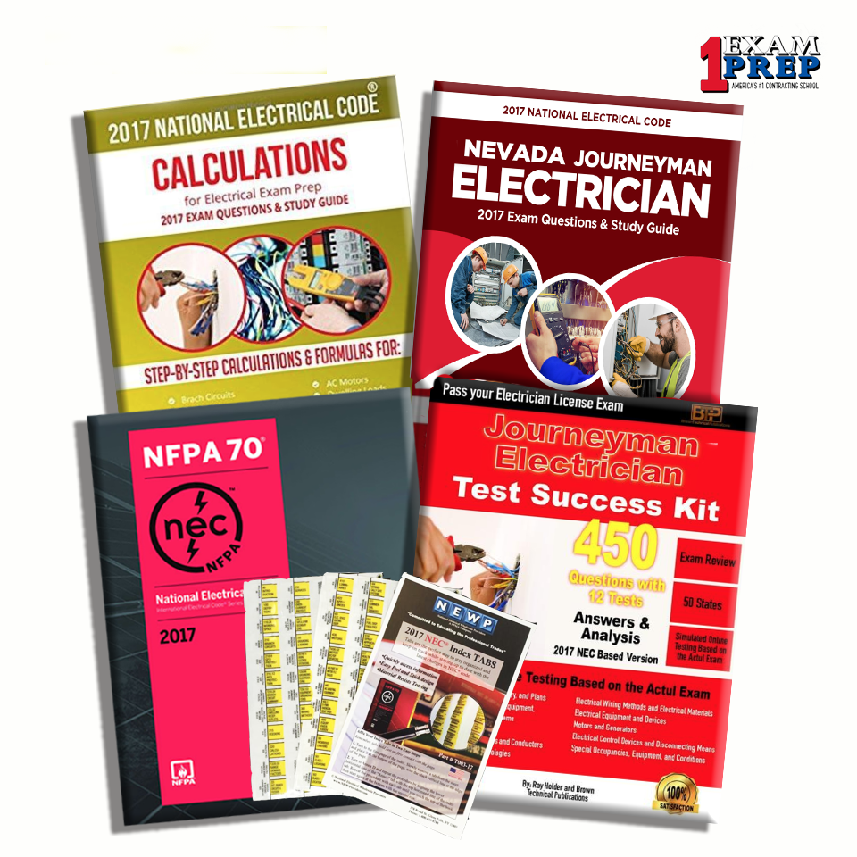 Nevada 2017 Journeyman Electrician Exam Prep Package