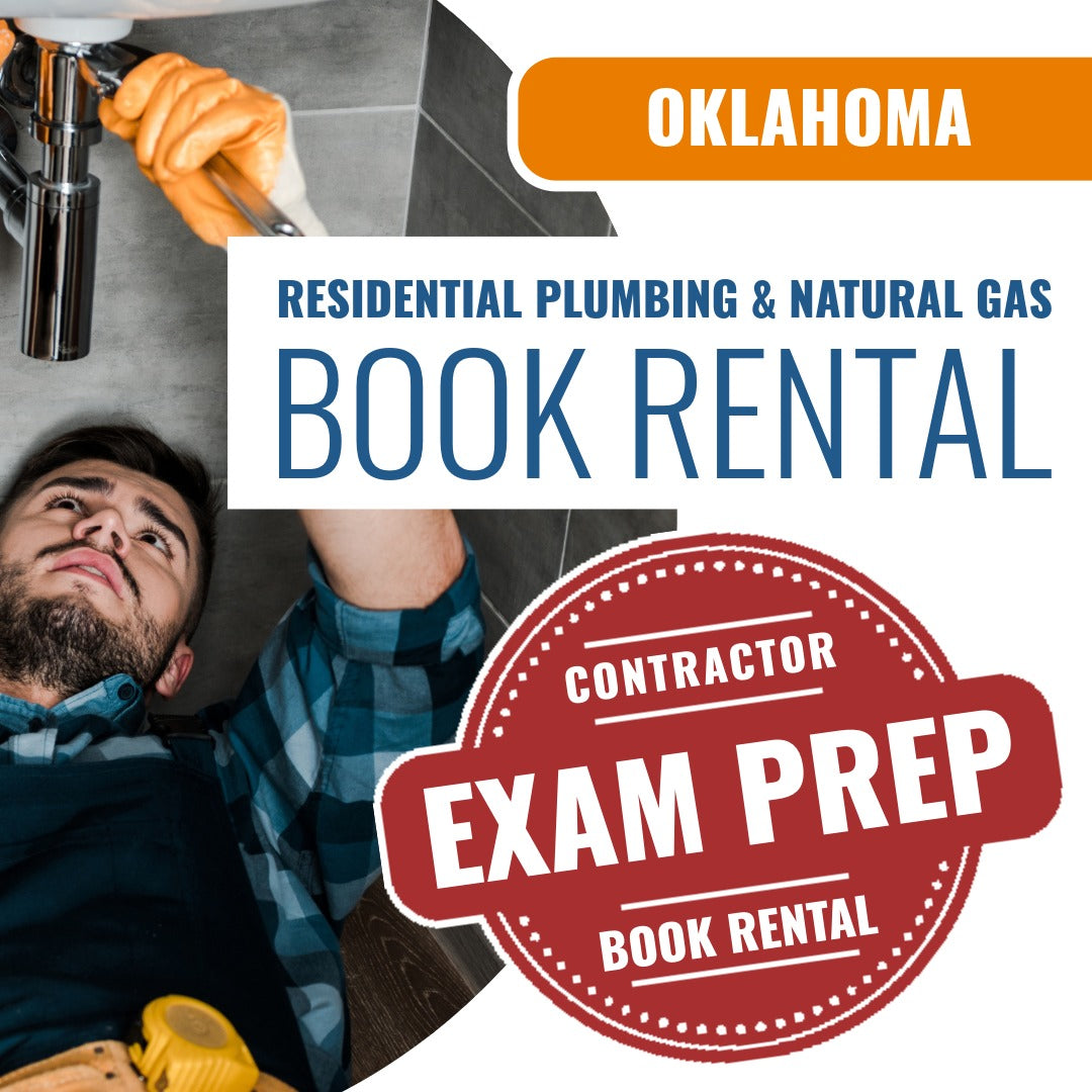 Oklahoma Residential Plumbing and Natural Gas Contractor - Book Rental Package