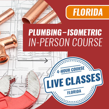 Florida Plumbing Contractor Exam Prep – 2-Day Books Refresher Class with Isometrics (Orlando Location)