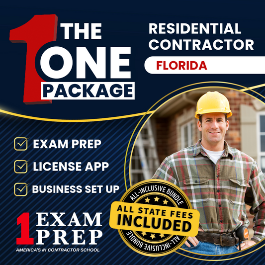 The 1 Package: All-Inclusive Florida Residential Contractor Exam, Licensing & Business Setup Solution