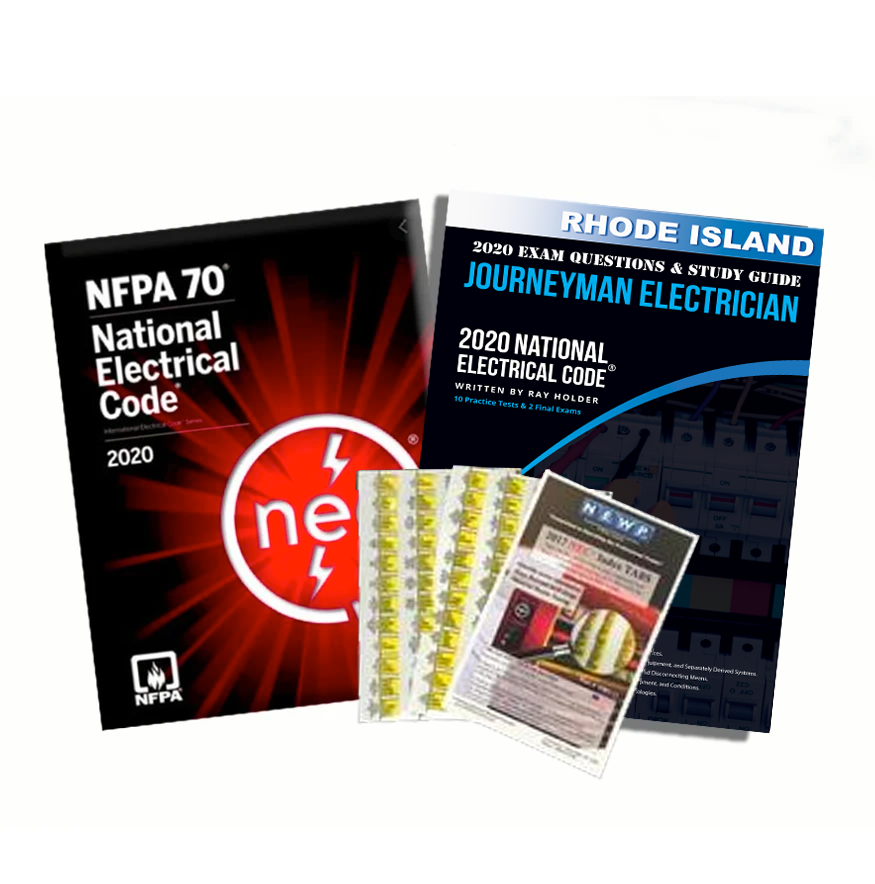 Rhode Island 2020 Journeyman Electrician Exam Prep Package