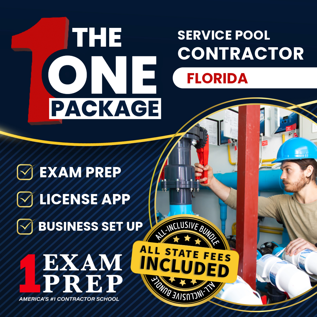 Pool Service Contractor The 1 Package: All-Inclusive Florida Service Pool Contractor Exam ...