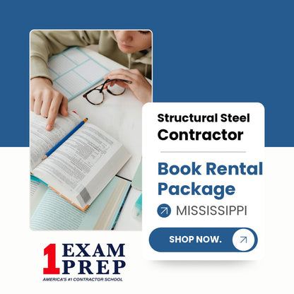 Mississippi Structural Steel Contractor Exam Book Rental Package