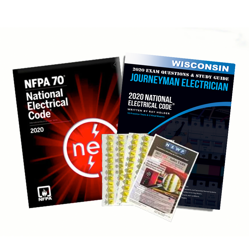 Wisconsin 2020 Journeyman Electrician Exam Prep Package