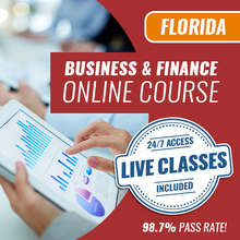 Load image into Gallery viewer, Florida Business and Finance Exam Online Exam Prep Course 
