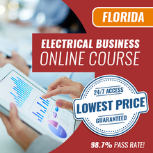 Load image into Gallery viewer, Florida Electrical Business Computer Based Examination (CBT) - Online Exam Prep Course - Pearson Vue
