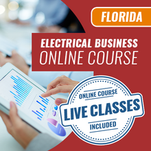 Load image into Gallery viewer, FLORIDA ELECTRICAL BUSINESS EXAM - ONLINE EXAM PREP COURSE
