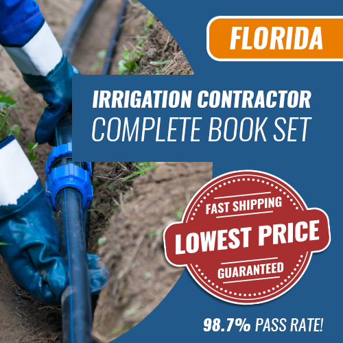 Florida Irrigation Contractor Exam Complete Book Set - Trade Books
