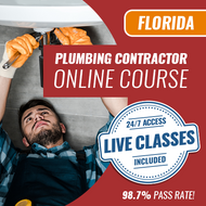 Florida Plumbing Contractor Trade Exam - Online Exam Prep Course