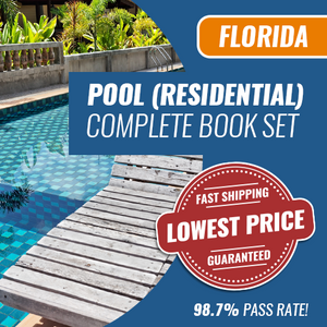 Florida Residential Pool Contractor Exam Complete Book Set - Trade Books