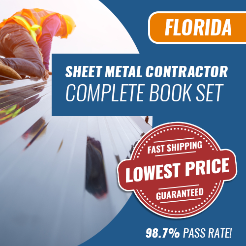 Florida State Sheet Metal Contractor Exam Complete Book Set - Trade Books