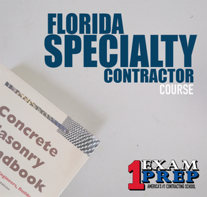 Florida State Specialty Structure Contractors Trade Knowledge-Online Exam Prep Course - Pearson VUE