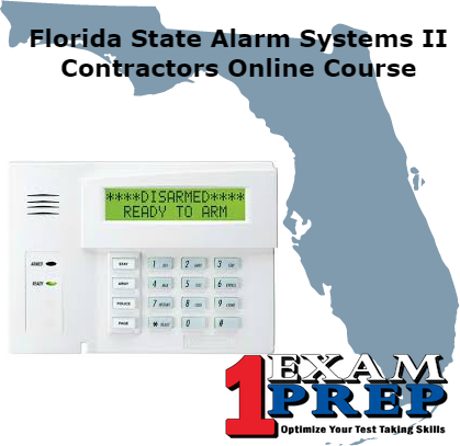 Florida Alarm Systems Contractor II - Online Exam Prep Course - Pearson VUE