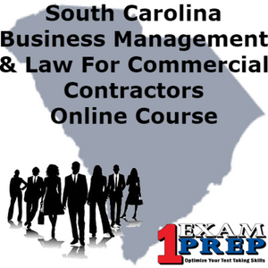 South Carolina PSI Business Management and Law for Commercial Contractors