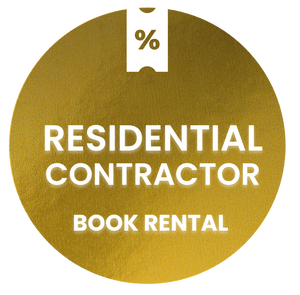 Florida Residential Contractor - Budget Friendly Book Rental Package
