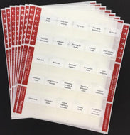 North Carolina Residential Books Pre Printed Tabs